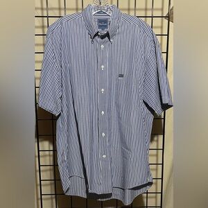 Façonnable Stripped Short Sleeve Button Down